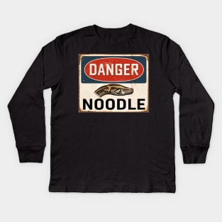 Danger Noodle Snek Kids Long Sleeve T-Shirt